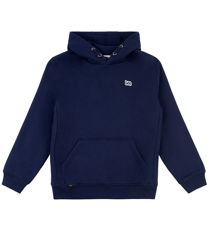 Hættetrøje Badge Bb i Navy Blazer fra Lee - Fantastisk Tilbud!