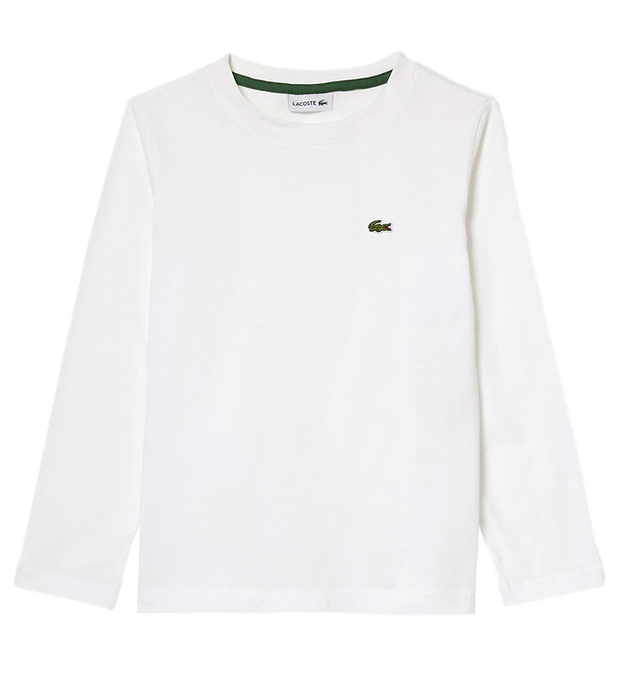 Lacoste Hvid Bluse med Logo - Fantastisk Tilbud!