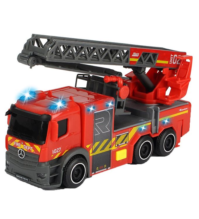 Bil   City Fire Ladder Truck   Lys Lyd fra Dickie Toys