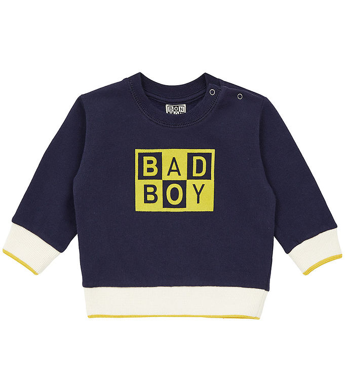 Bad Boy Sweatshirt i Navy fra Bonton - Fantastisk tilbud!