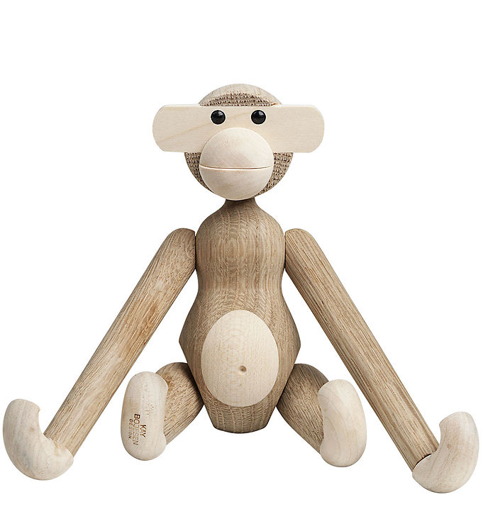 Kay Bojesen Træfigur Abe 20 cm - Dekorativ i Eg Ahorn