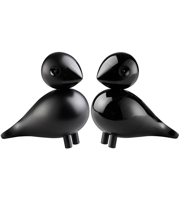 Kay Bojesen Turtelduer Træfigurer 9 cm - Sort Dekoration