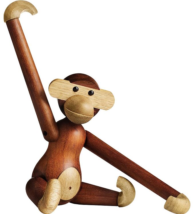 Kay Bojesen Træfigur Abe 20 cm - Smuk Dekoration