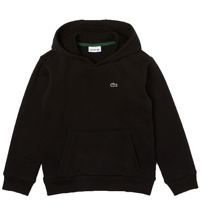 Hættetrøje   Sort fra Lacoste