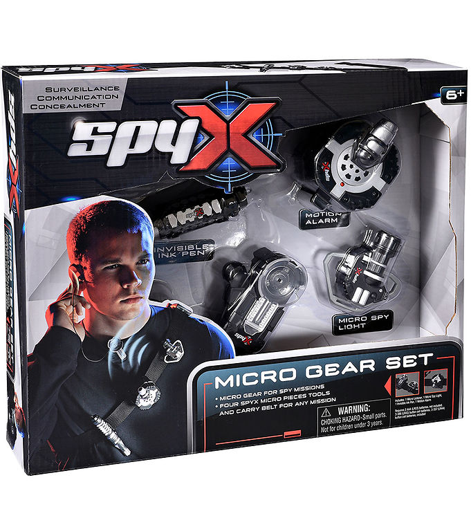 Micro Gear Sæt i Sort og Sølv fra Spyx - Fantastisk Legetøj!