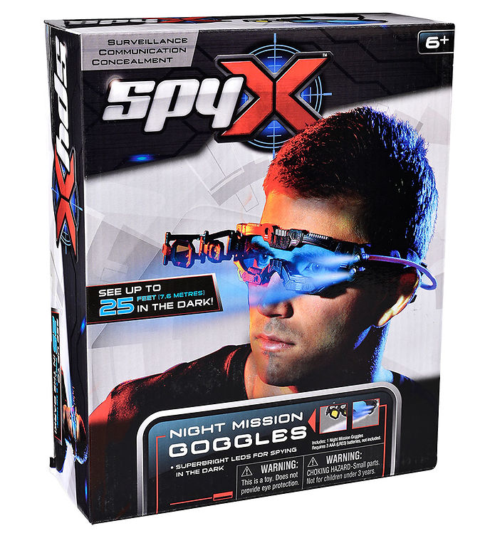 Natmission Goggles - Sort fra Spyx til sjov leg!