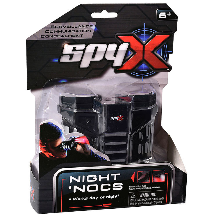 Spyx Night 'nocs i Sort Sølv - Fantastisk Legetøj!