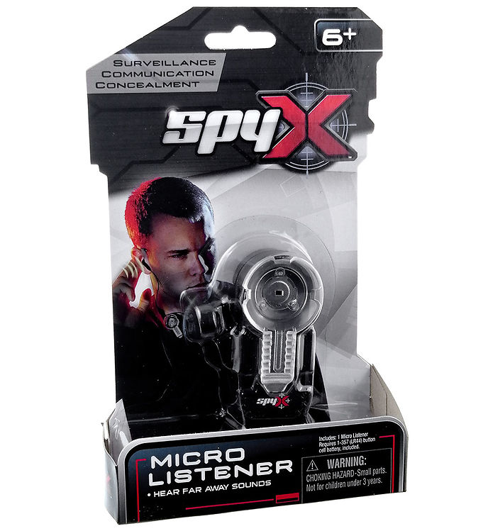 Spyx Micro Listener - Sort Legetøj til Spioner