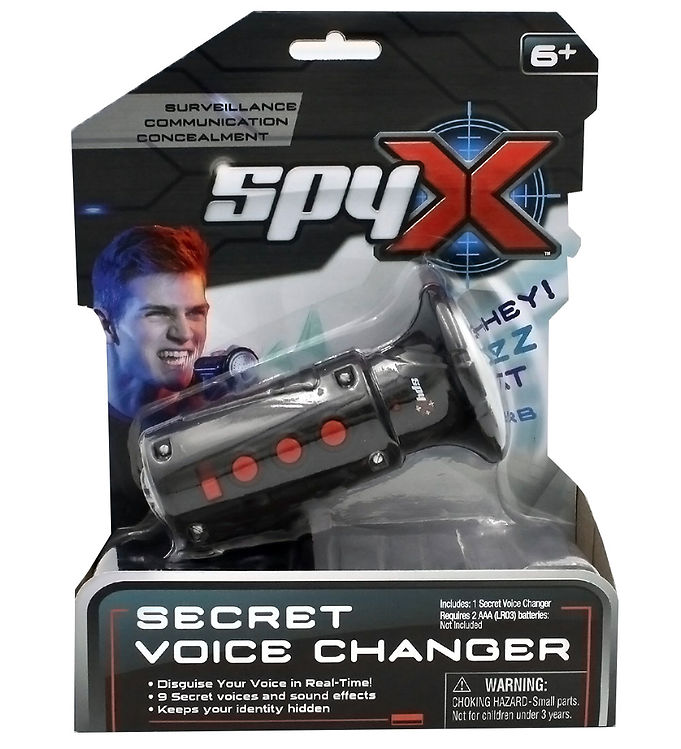 Secret Voice Changer   Sort Sølv fra Spyx