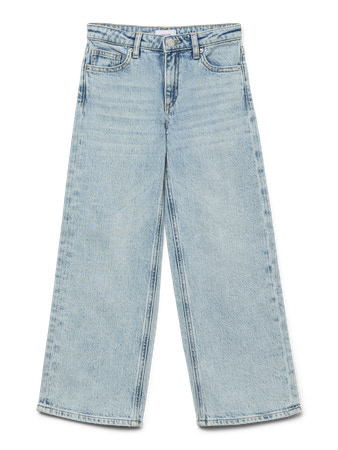 Brede Jeans Tessa i Lys Blå Denim - Vero Moda Girl