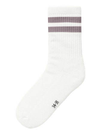 2 Pak Tennissokker Jalma Bright White Purple Dove fra Name It