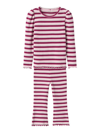 Bukse Bluse Sæt Balisa Boysenberry fra Name It