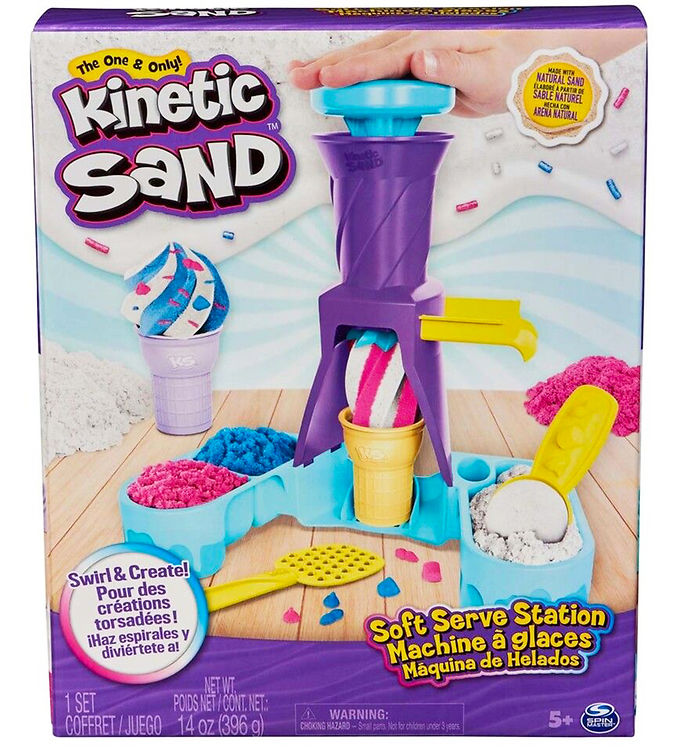Kinetic Sand Soft Serve Station 396 G - Sjov for børn!