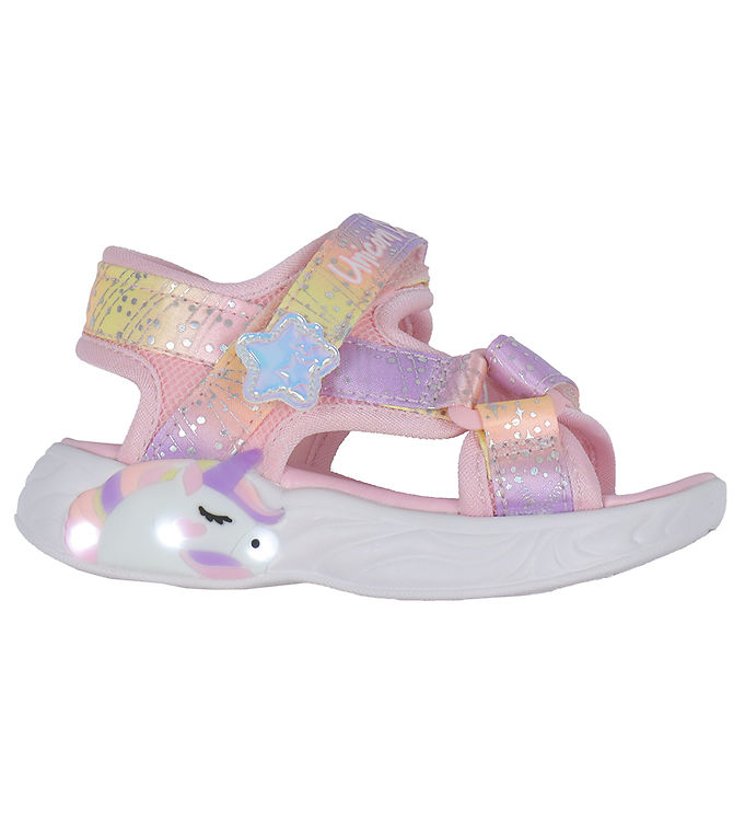 Skechers Blinkesko - Unicorn Dreams Sandaler i Lys Pink