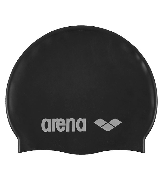 Arena Classic Silikone Badehætte - Sort/Sølv