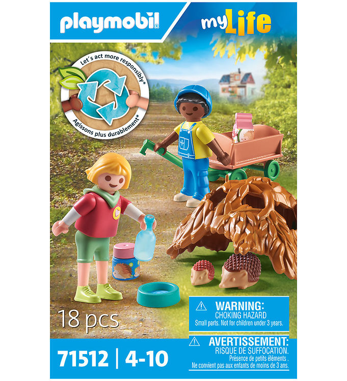 My Life - Pleje af Pindsvinefamilien 18 Dele fra Playmobil