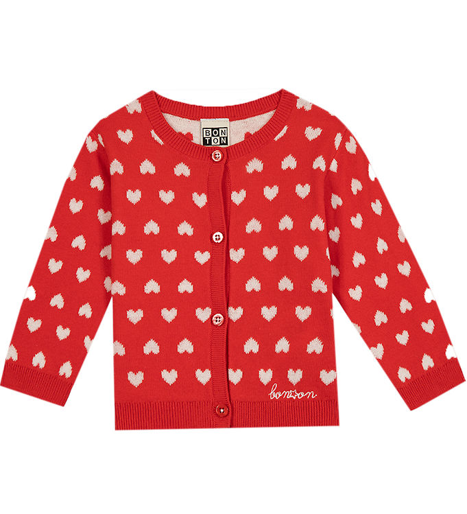 Cardigan   Strik   Lilet Maille   Coeur Rouge fra Bonton
