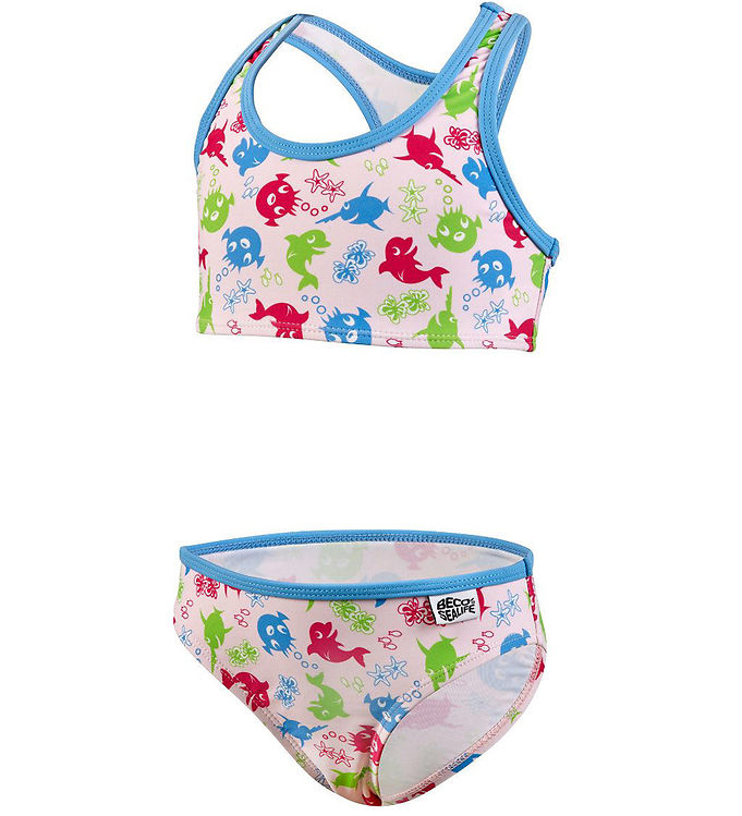 Beco Bikini Sealife UV50+ i Rosa Multifarvet - Tilbud!