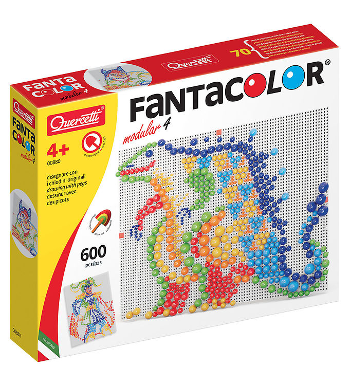 Fantacolor Modular 4 Stiftmosaik - 600 Dele fra Quercetti