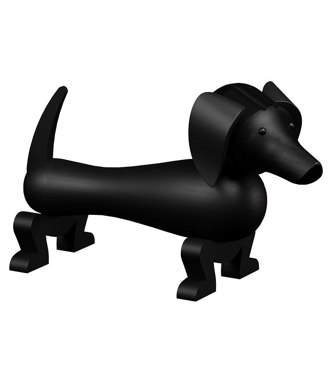 Kay Bojsen Gravhund i Mørk Bejdset Eg - Dekorativ Figur
