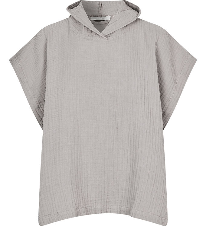 Badeponcho   Musselin   Brown Smoke fra Lille Kanin
