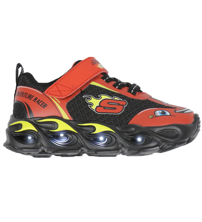 Blinkesko M. Lys - Thermo Flash Wheel Buddies Rød Sort