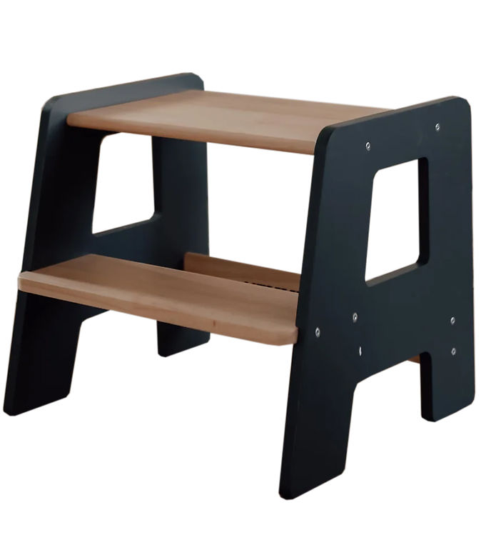 Grå Skammel 40x35x35 Cm fra Hemmingsen Kids - Tilbud!