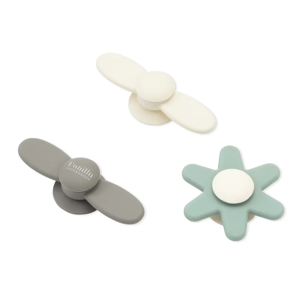 Baby Spinners med Sugekop - 3 Pak fra Vanilla Copenhagen