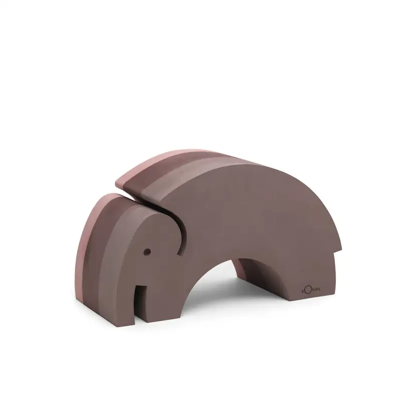 Bobles Elefant M 20 i Vintage Rose – Leg og Læring!