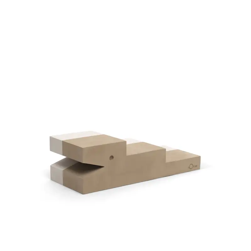 bObles Krokodille M 20 i Sand Grey - Fantastisk Tumlemøbel