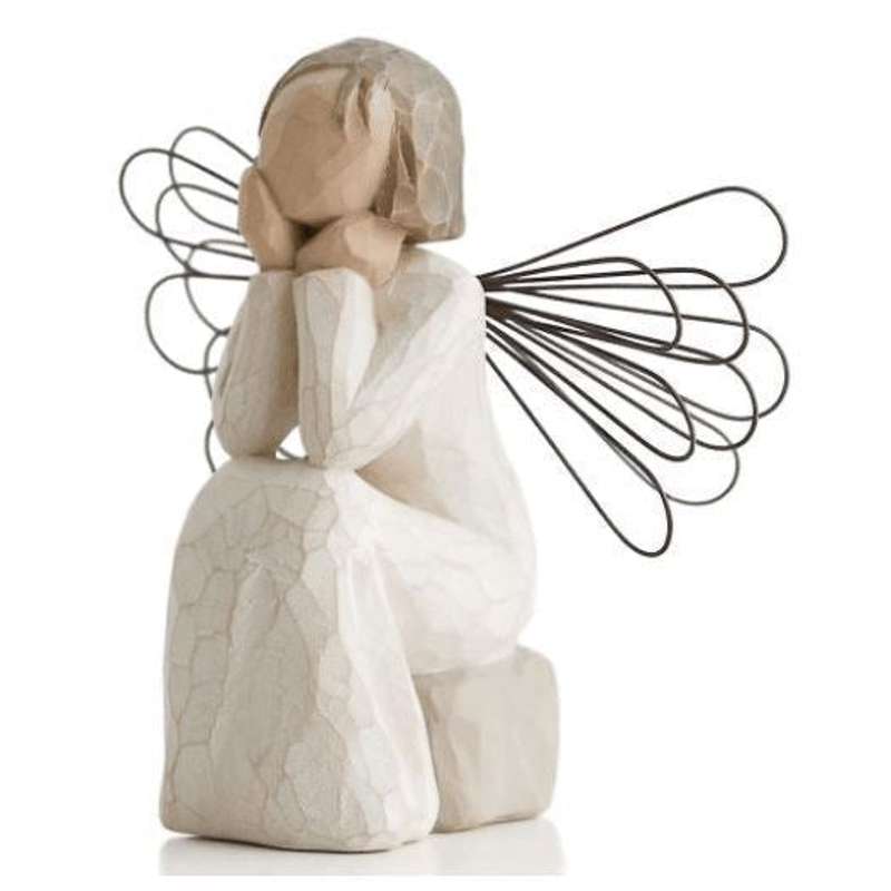 Angel Of Caring Figur fra Willow Tree - Smuk Kunstnerisk Figur