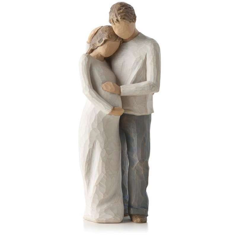Home Figur (mand Og Gravid Kvinde) fra Willow Tree