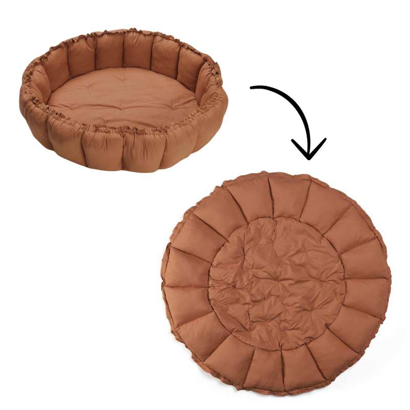 Bloom Babynest Legetæppe - Tawny Brown fra Play & Go