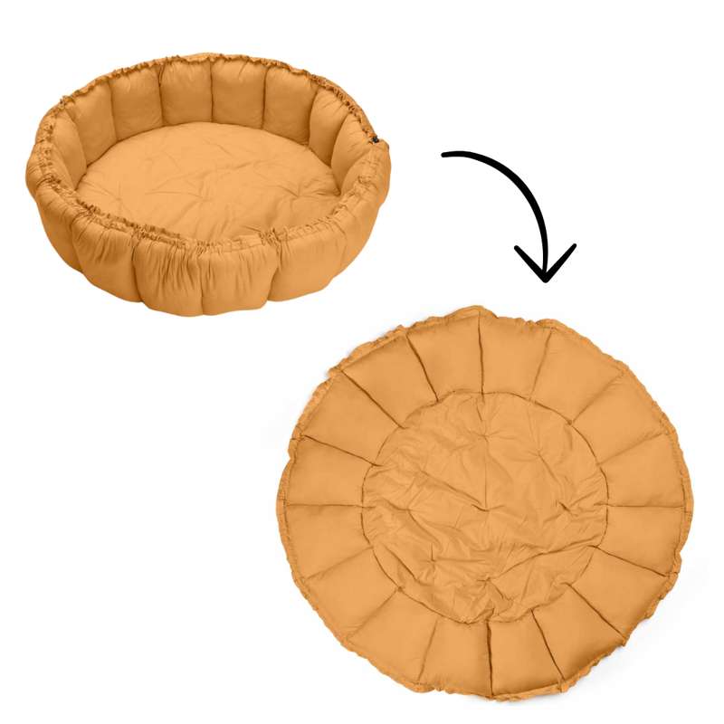 Bloom Babynest Legetæppe Mustard fra Play & Go - Tilbud!