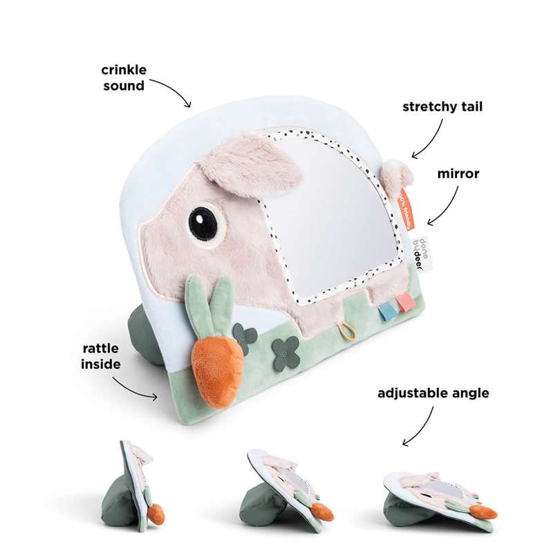 Aktivitetsgulvspejl Pigee - Farvemix fra Done By Deer