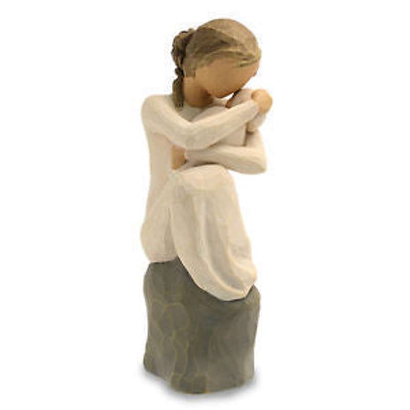 Guardian Figur (kvinde Med Spædbarn) fra Willow Tree