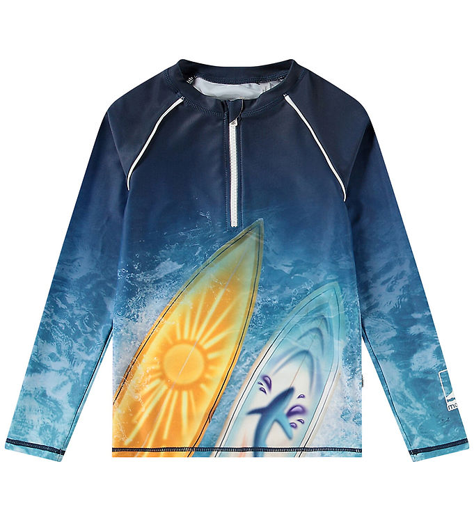 Badebluse   Uv50+   Noble   Surf Art Blue Chill fra Molo