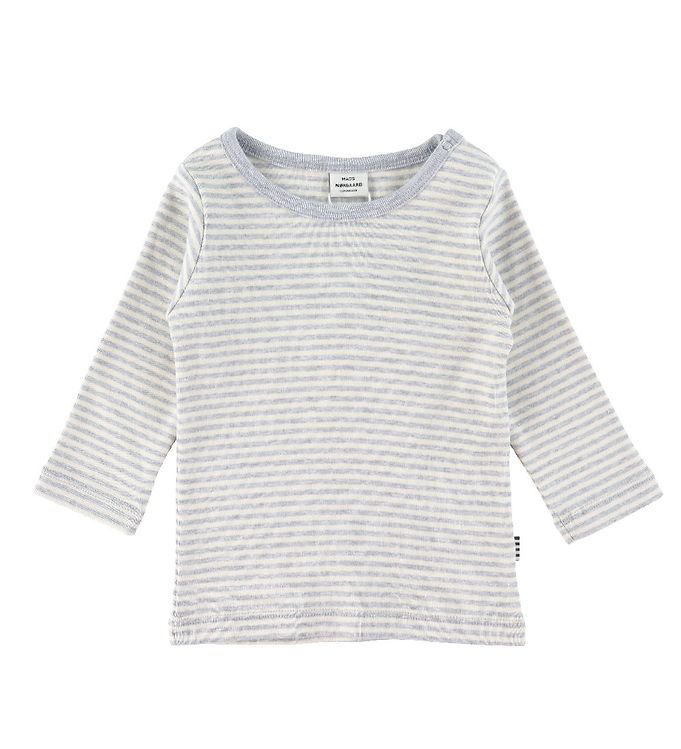 Bluse   Tobinino   Off White Gråmeleret fra Mads Nørgaard
