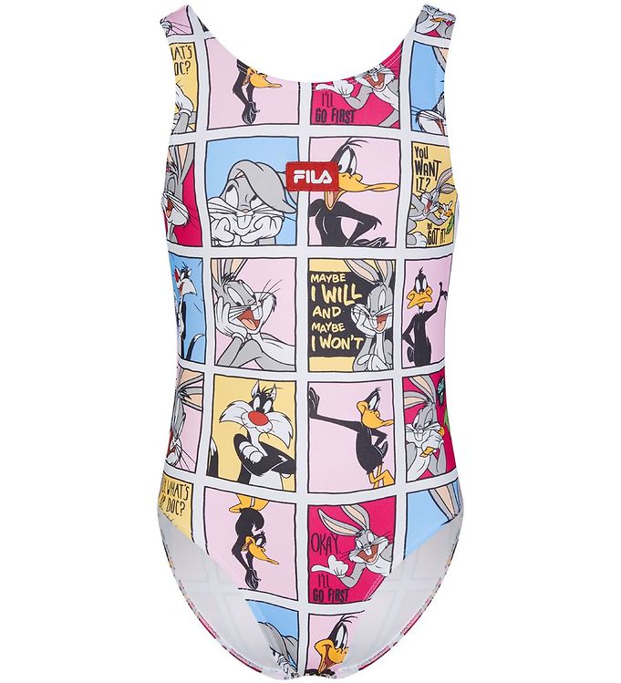 Badedragt   Lebork   Lilac Sachet M. Looney Tunes fra Fila