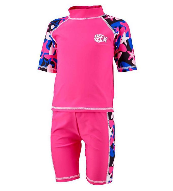Badetøj   Badebluse Badebukser   Uv50+   Pink fra Beco