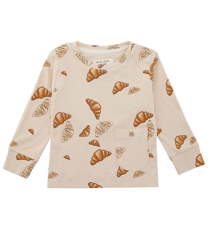 Bluse   Ello   Rib   Big Croissant Love fra Vacvac