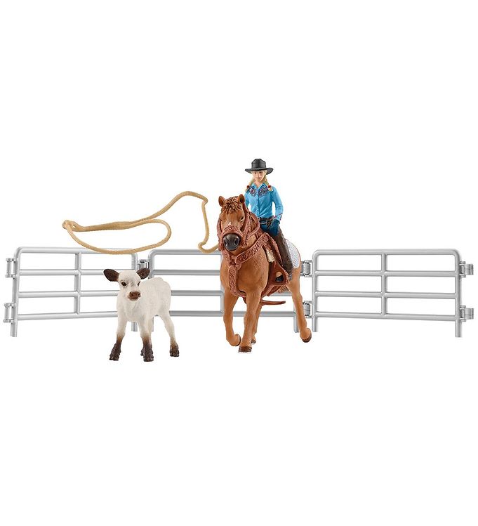Farm World   Cowgirl Team Roping Fun fra Schleich
