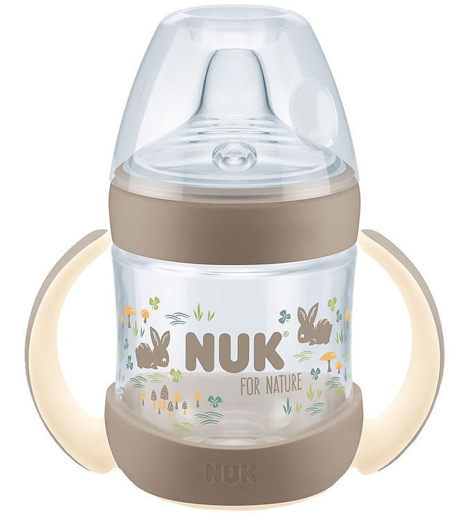 Drikkekop M. Håndtag Og Tud   150 Ml   For Nature   Cream fra Nuk
