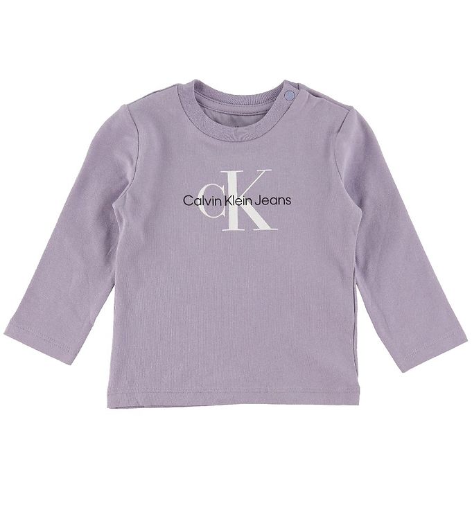 Bluse   Monogram   Smoky Lilac fra Calvin Klein