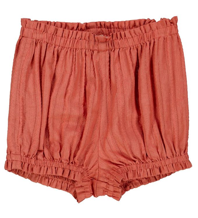 Angie Shorts i Mørk Terracotta fra Wheat - Udsalg!
