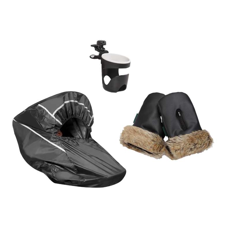 Barnevognspakke   Mini   Black fra Kid'oh