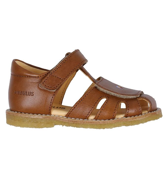 Angulus Begyndersandal i Cognac - Fantastisk tilbud!