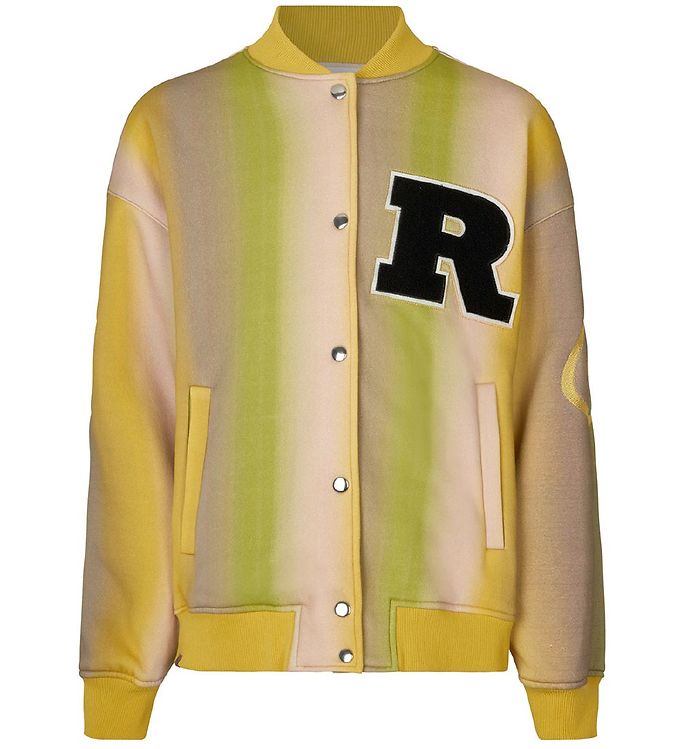 Bomberjakke   Yellow Gradient Print fra Rosemunde