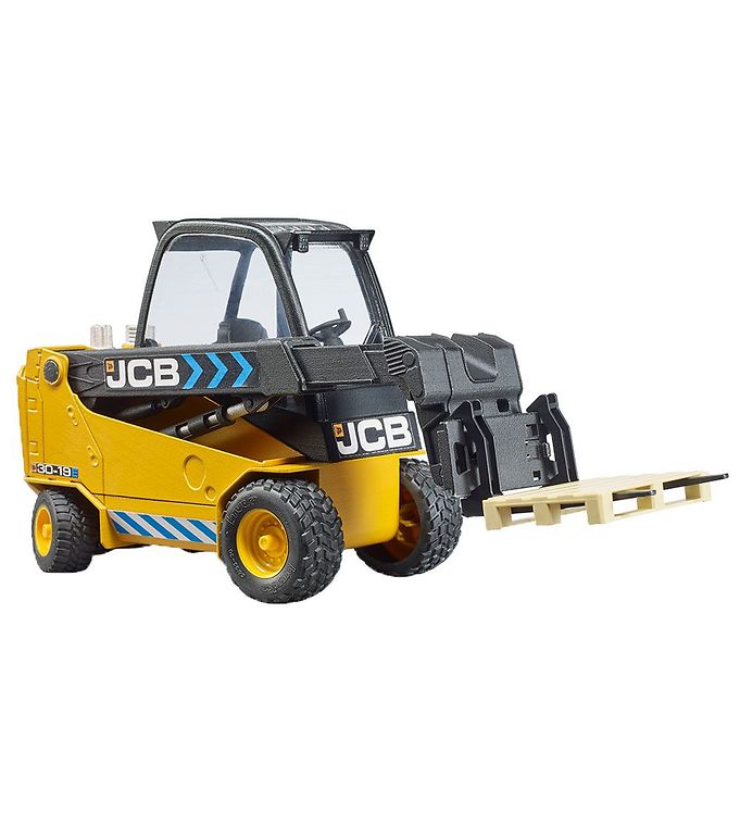 JCB Gaffeltruck med Palle 02512 fra Bruder - Fantastisk tilbud!