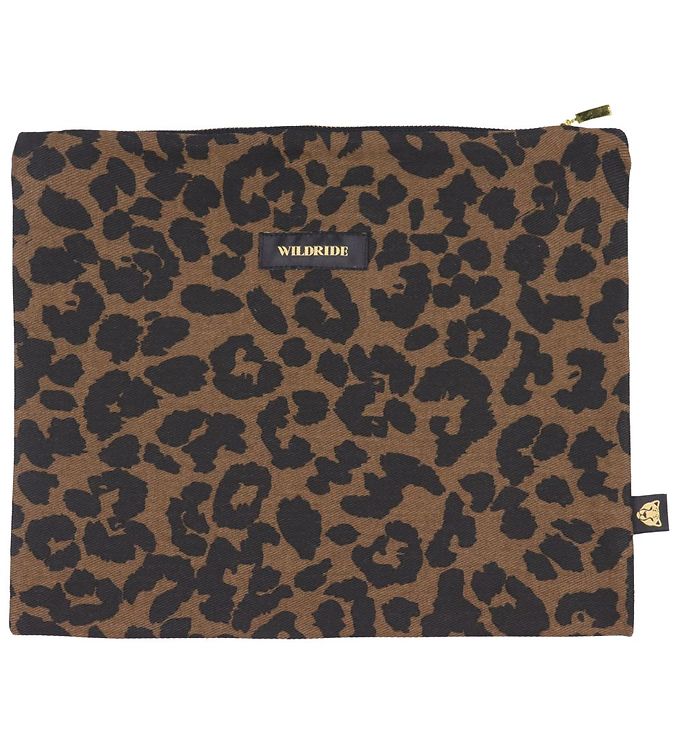 Taske   Pouch   35x27 Cm.   Brown Leopard fra Wildride